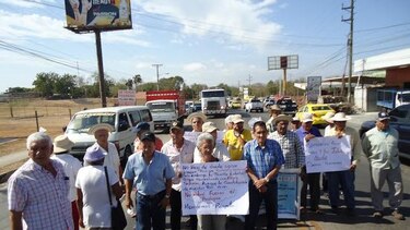Jubilados y pensionados protestan en Bocas del Toro y Chitré