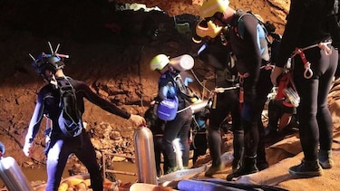 Mañana se reanuda operativo de rescate de niños atrapados en cueva de Tailandia