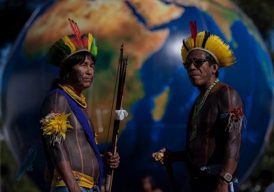 Indígenas acampan en Brasilia contra Bolsonaro: ‘la Amazonía no puede morir’