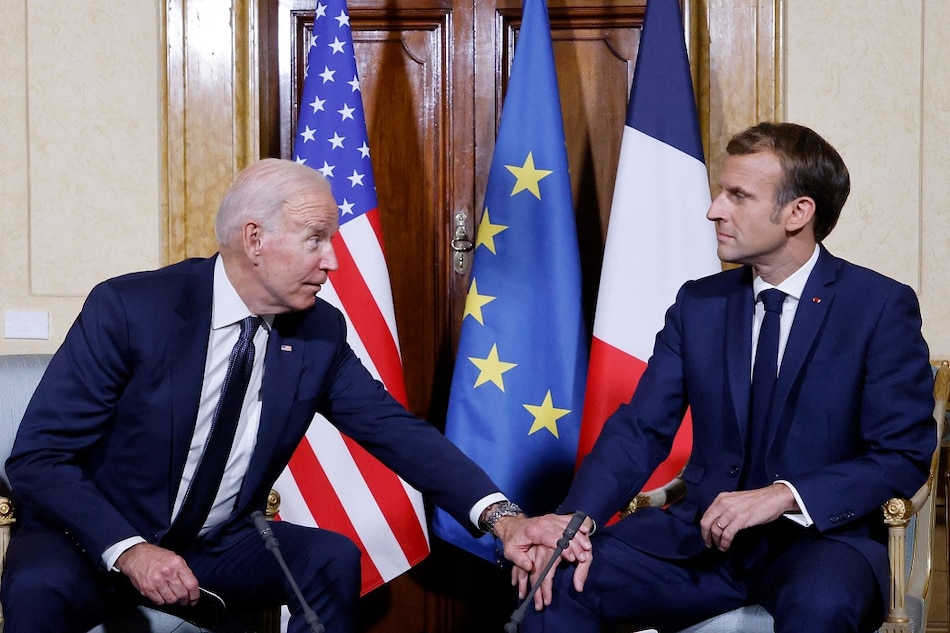 Biden y Macron se reconcilian en Roma tras disputa por los submarinos