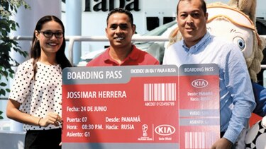 Kia anunció al ganador de la tómbola ‘Enciende un Kia y viaja a Rusia’