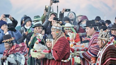 Bolivia recibe el año nuevo indígena 5527 con ritual
