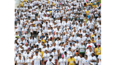 Miles se unen contra el cáncer