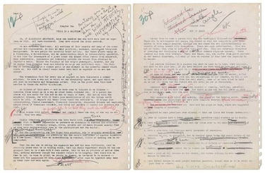 A subasta manuscrito fundador de Alcohólicos Anónimos