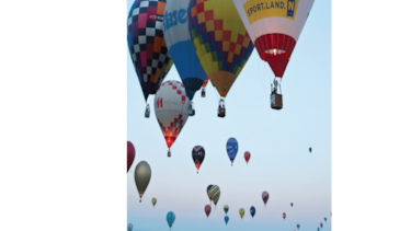 Globos en el horizonte