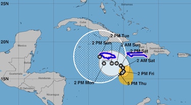 ‘Catastróficas’ inundaciones y deslizamientos, amenazas de Melissa sobre Haití o Jamaica