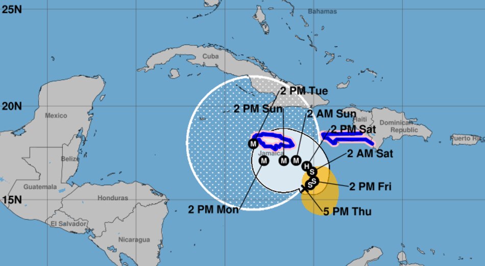 ‘Catastróficas’ inundaciones y deslizamientos, amenazas de Melissa sobre Haití o Jamaica