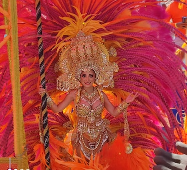 Parque Porras de Las Tablas, abarrotado en el cuarto día del carnaval 2023