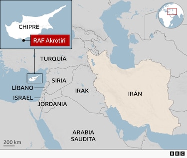Los mapas que muestran el impacto en Medio Oriente del conflicto entre Israel y Estados Unidos e Irán