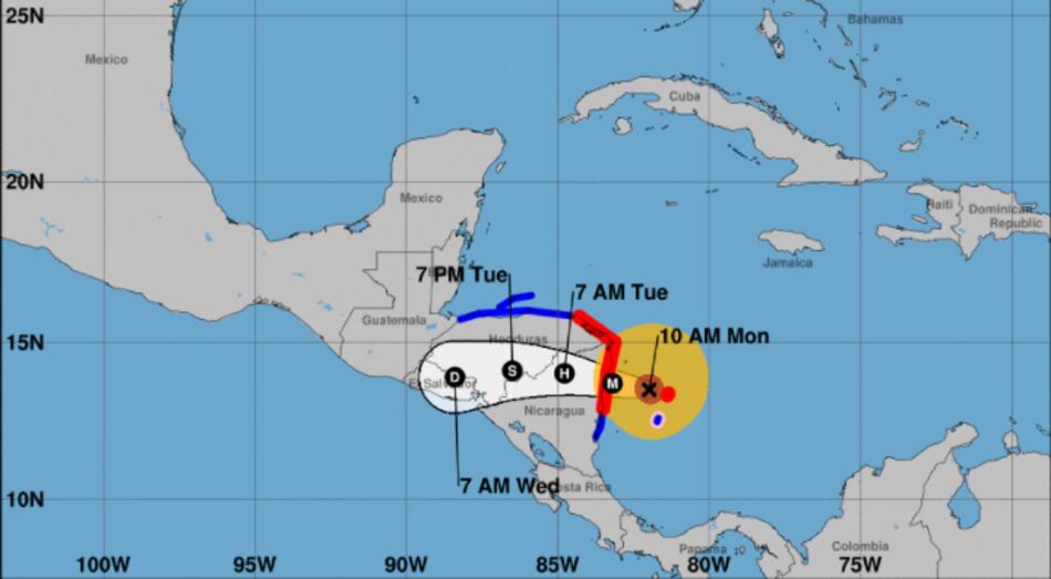 Iota se convierte en un huracán de categoría 5