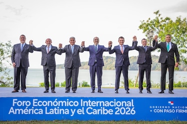 Siete jefes de Estado, un Canal y una región que busca hablar como bloque