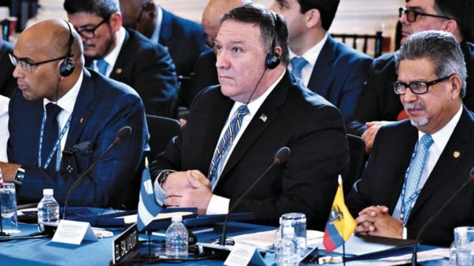 Pompeo renueva llamado a la OEA para expulsar a Venezuela del organismo