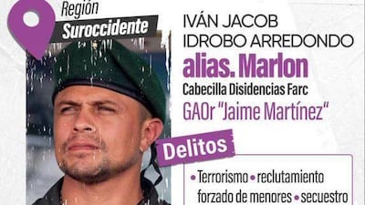 Quién es ‘Marlon’, el guerrillero al que Petro atribuye el ataque que dejó 20 muertos en Colombia 