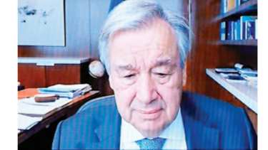 Antonio Guterres pide a los países que declaren emergencia climática