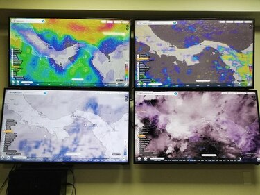 Está vigente un aviso preventivo por lluvias y tormentas significativas en el país