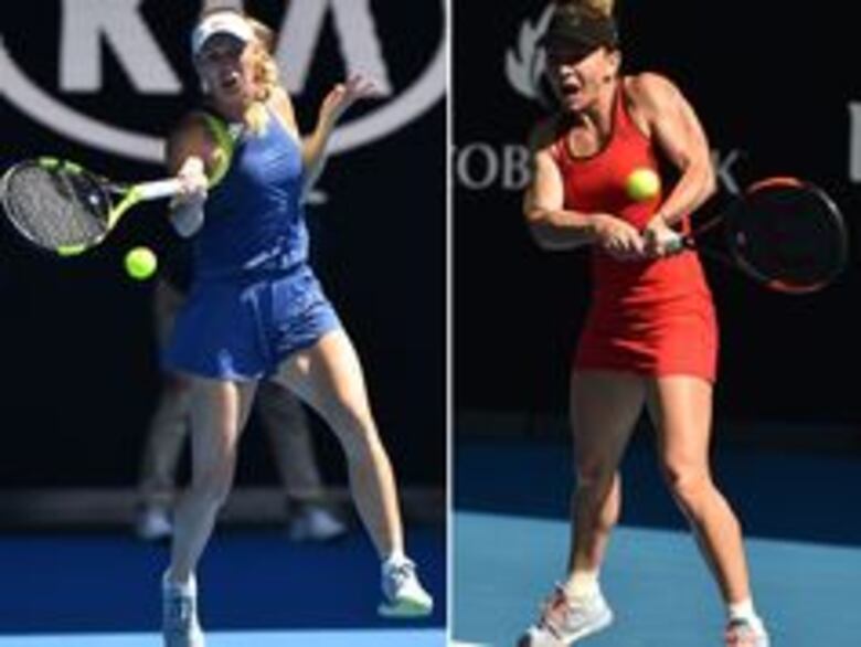 Simona Halep y Caroline Wozniacki juegan por el título y el número 1 mundial