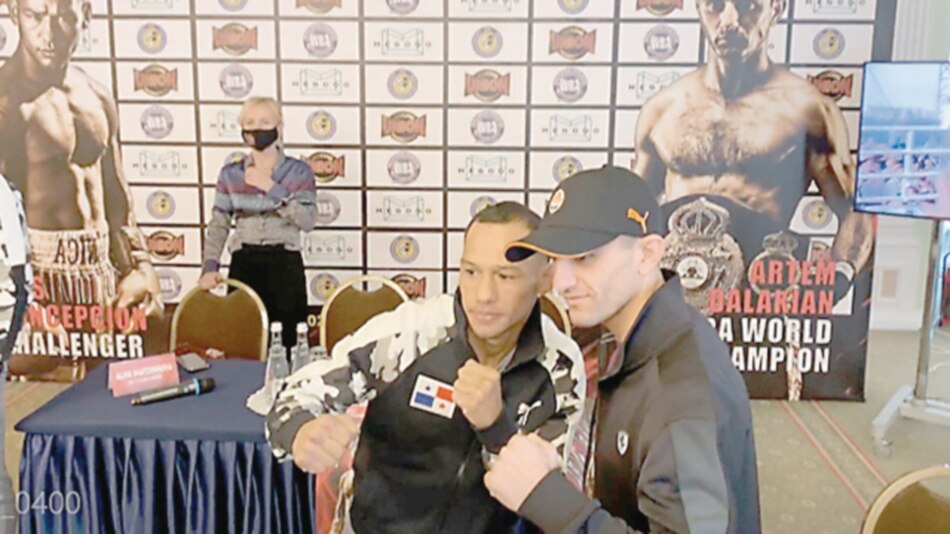 El Nica Concepción se cita con su rival para calentar la pelea de este sábado