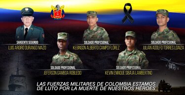 Cinco militares muertos en ataque del ELN en frontera de Colombia con Venezuela