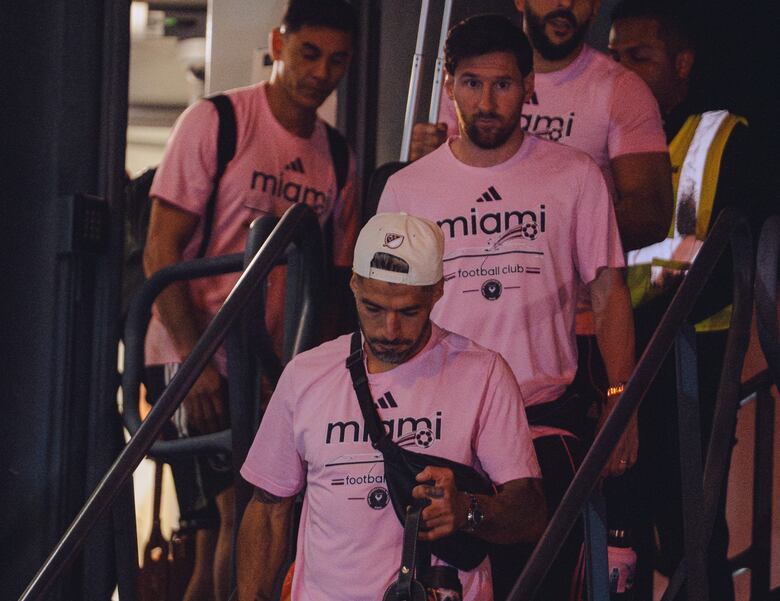 Messi llega a Panamá