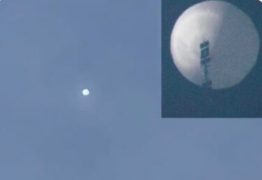 El ‘globo espía’ chino sobrevuela Estados Unidos y podría llegar al mar este sábado