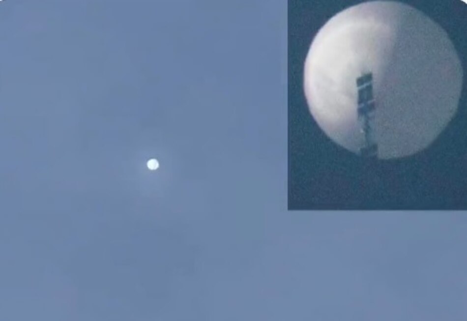 El Pentágono afirma que el globo chino sigue sobre Estados Unidos y va hacia el este