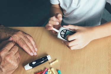 Niños con enfermedad de personas mayores