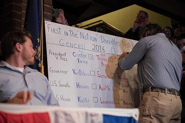 La jornada electoral de Estados Unidos comienza en pueblito de New Hampshire