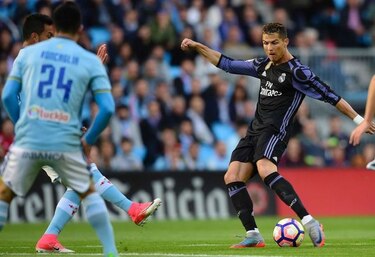 Real Madrid, a un paso de ganar la liga española tras vencer 4-1 al Celta