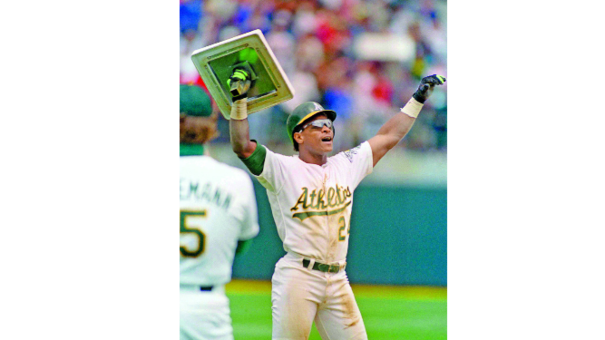 Ricky Henderson posee el récord de bases robadas con mil 406.