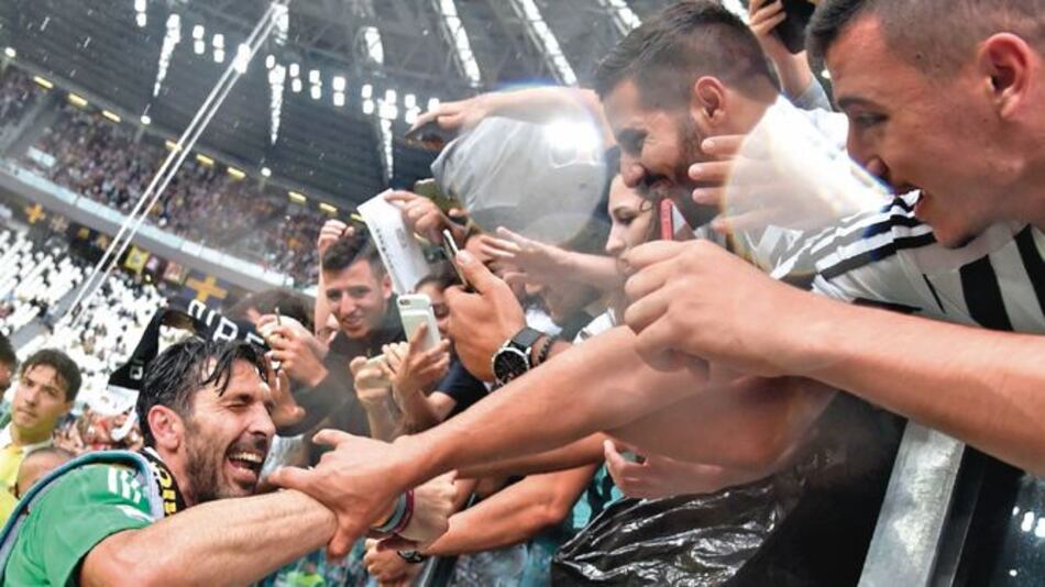 Buffon se despidió de la Juventus