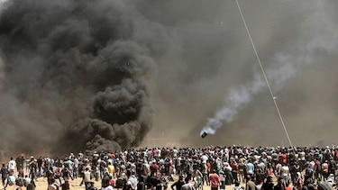 37 palestinos mueren por disparos de soldados israelíes en la Franja de Gaza