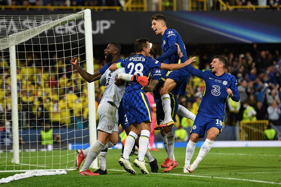 Chelsea gana la Supercopa de Europa tras superar al Villarreal en penaltis