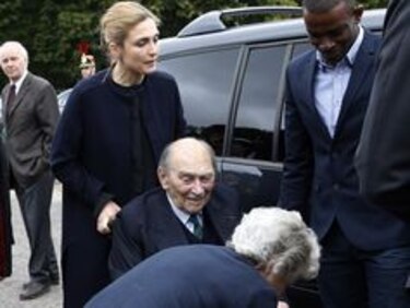 François Hollande y Julie Gayet coinciden por primera vez en un acto oficial