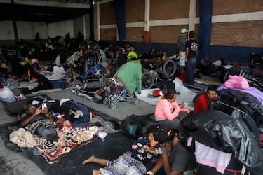 Migrantes piden en México libre tránsito para alcanzar el sueño americano