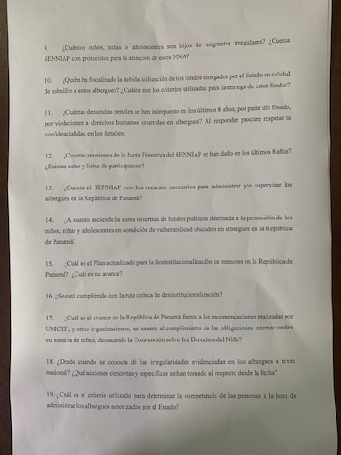 Asamblea Nacional cita a la Ministra de Desarrollo Social y a la Directora del Senniaf por el caso de los albergues