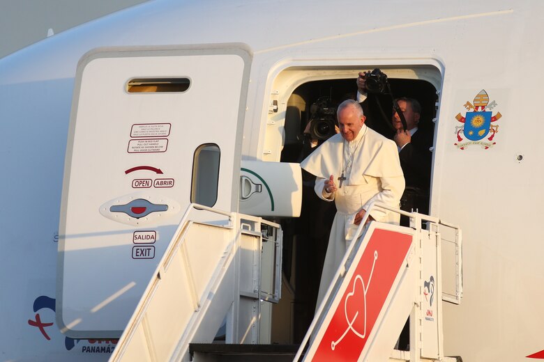 Francisco, el segundo papa que visitó Panamá