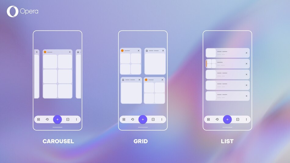 Opera lanza un sistema avanzado de gestión de pestañas para Android