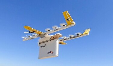 Filial de Google pone en marcha plan piloto para hacer entregas con drones