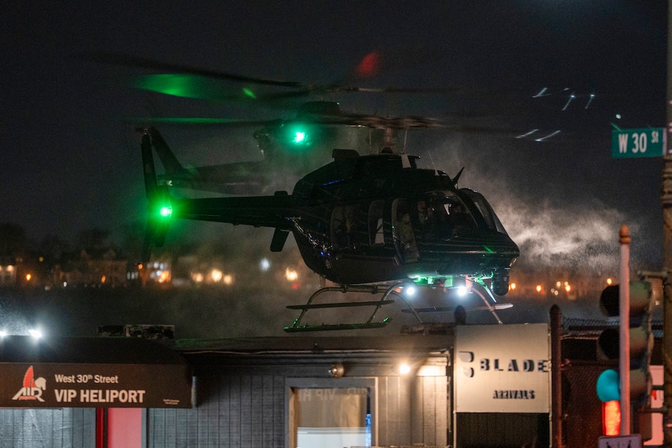 Maduro llega en helicóptero a la ciudad de Nueva York, donde afrontará proceso judicial