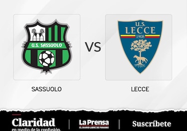 Hoy Lecce jugará de local a Sassuolo