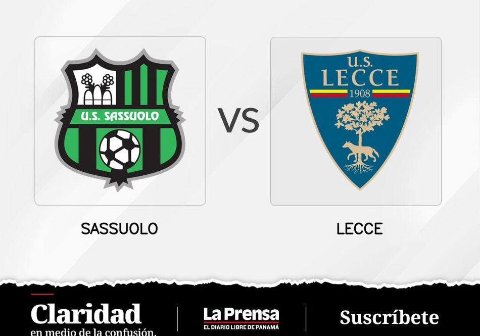 Hoy Lecce jugará de local a Sassuolo