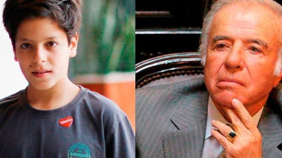 Hijo de Menem y Bolocco se recupera de operación en Chile