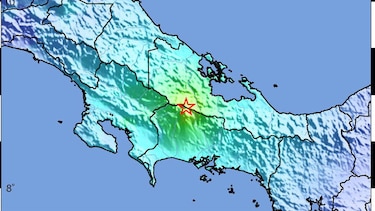Sismo de 5.2 grados se registra en la frontera de Panamá y Costa Rica