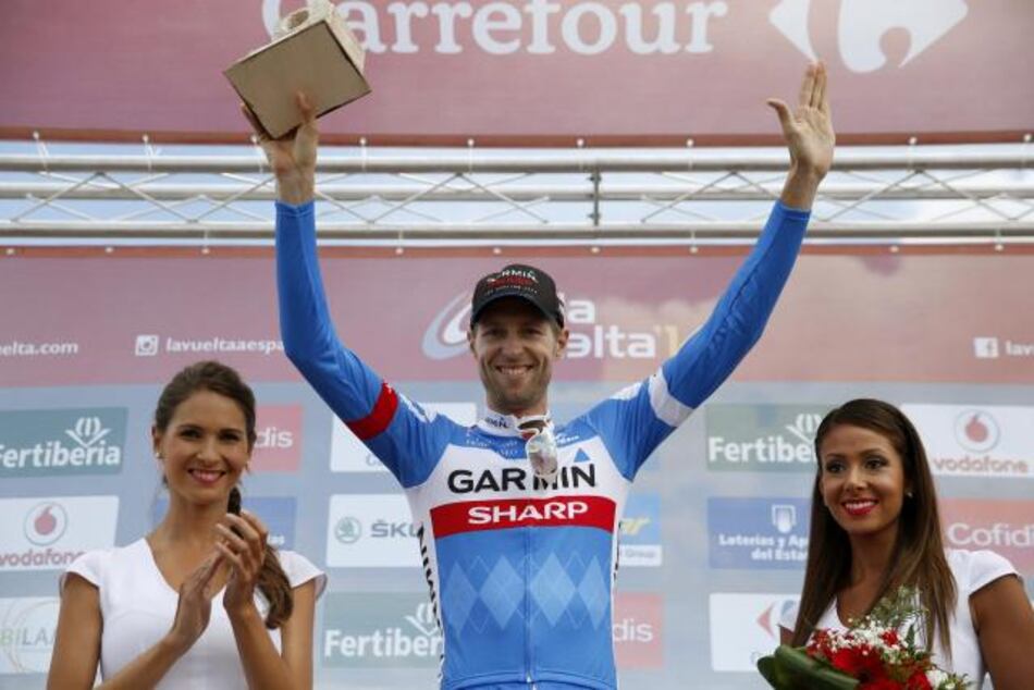 Canadiense Ryder Hesjedal gana la 14 etapa en vuelta ciclista a España