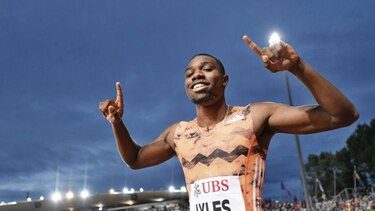 Lyles se impone en los 200 metros; Edward, octavo