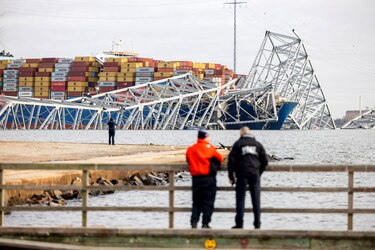 Conmoción en Baltimore tras el derrumbe del puente: ‘Sonó como una bomba’