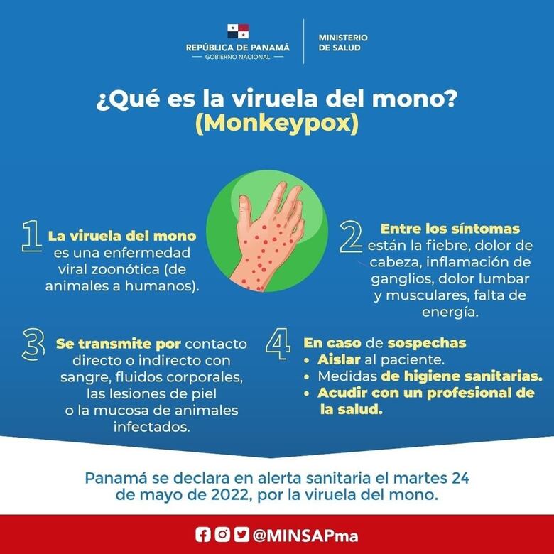 Se confirma el décimo segundo caso de viruela símica en Panamá