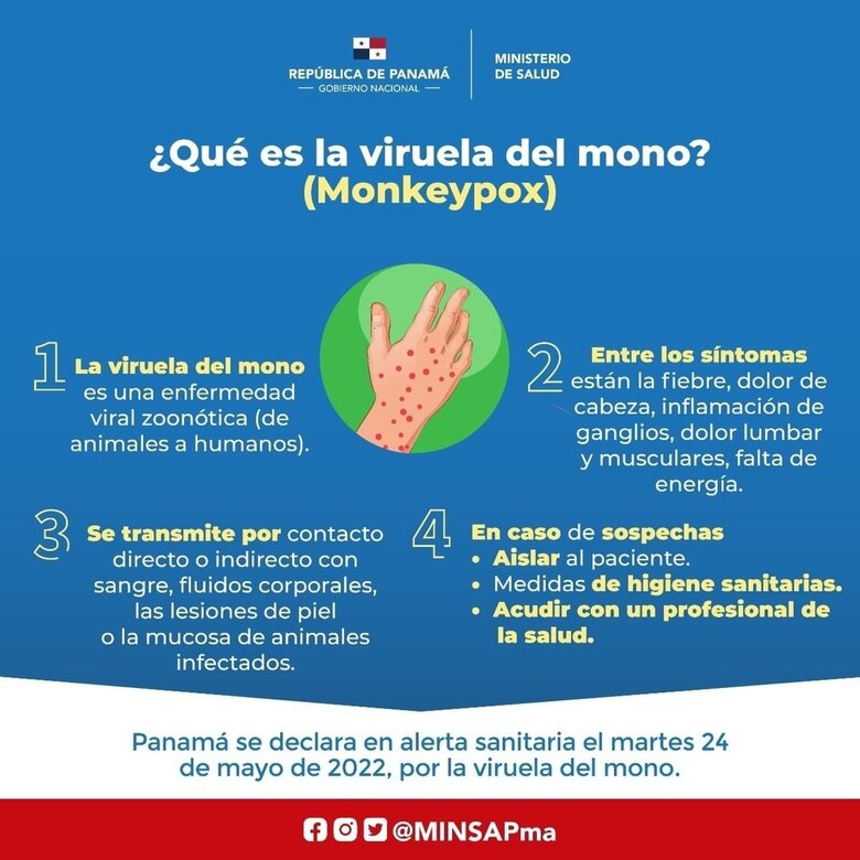 Se confirma el décimo segundo caso de viruela símica en Panamá
