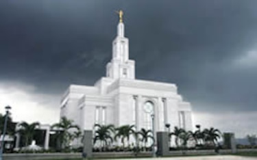 Imponente templo mormón