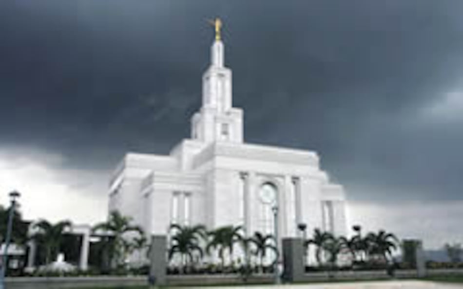 Imponente templo mormón